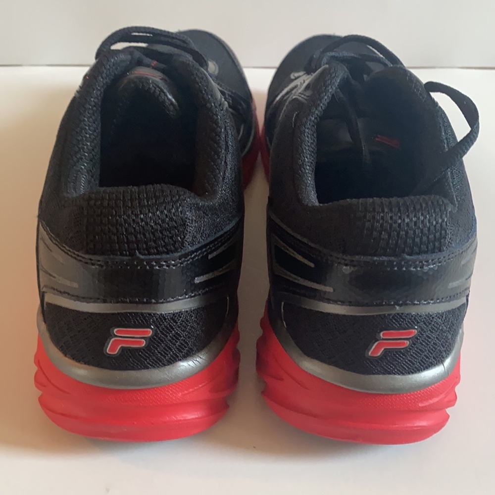 ✨BRAND NEW✨ FILA PROMPT SNEAKERS MEN'S (BLACK AND RED) - Picture 10 of 13